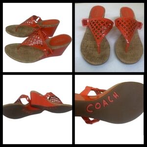 COACH SANDALS SZ 8 and 8.5